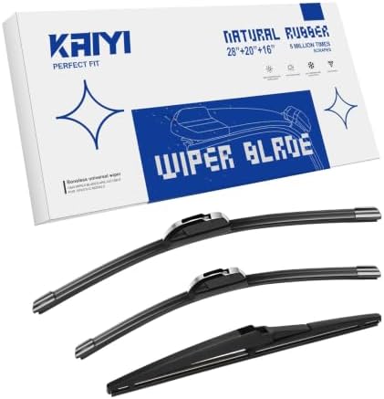KAIYI 3 Windshield wipers Compatible with Toyota Sienna 2011-2020