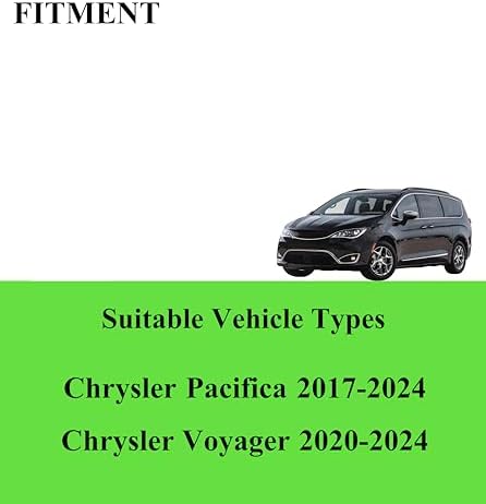 3 Wipers Fits Chrysler Pacifica 2017-2024/Voyager 2020-2024