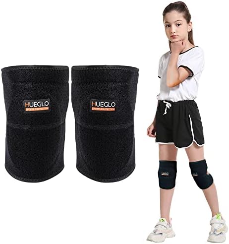 HUEGLO Dance Volleyball Knee Pads for Kids,Soft Cushion for Work,Small