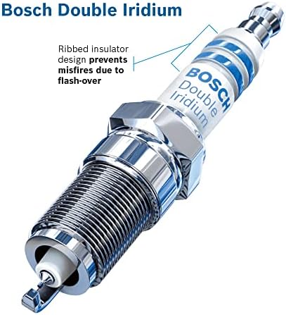 BOSCH 96321 OE Fine Wire Double Iridium Spark Plug - Pack of 4