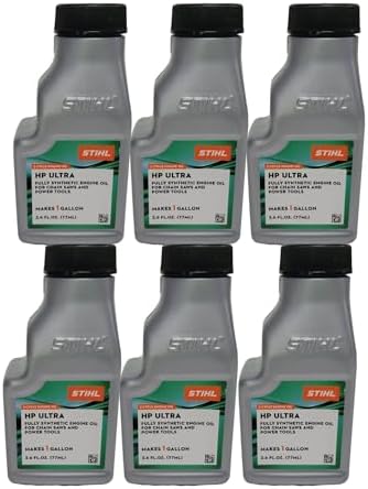 STIHL 0781 313 8002 2.6 Ounce High Performance Ultra 2 Cycle Engine Oil, 6 Pack