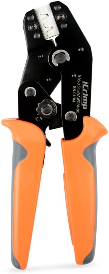 iCrimp SN-01BM Ratchet Crimper AWG28-20 for XH2.54/3.96,PH2.0,PX,JST,Molex Terminal