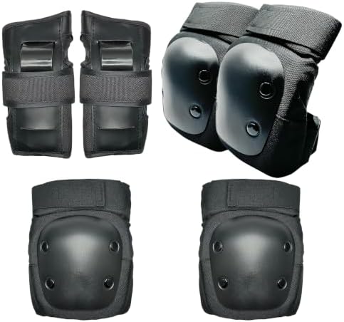 Kids Knee Pads and Elbow Pads,Wrist Guards Set for 3-8 Years Old,