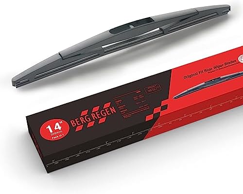 14" Rear Wiper Blade (14-B) Replacement for Acura MDX 20-14 RDX 18-07 for Honda Fit Pilot 20-07 for Subaru Forester 22-06 Outback 19-05 Automotive Back Windshield Wiper Blade for My Car(Single)