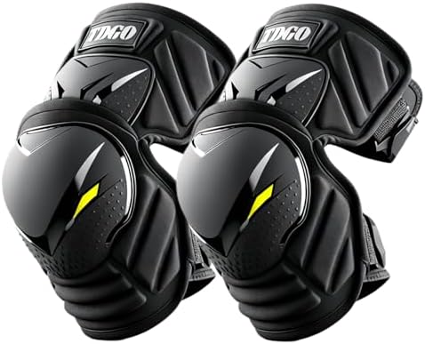 Motorcycle Knee Pads Shin Guards, MTB Knee Armor Protective Gear
