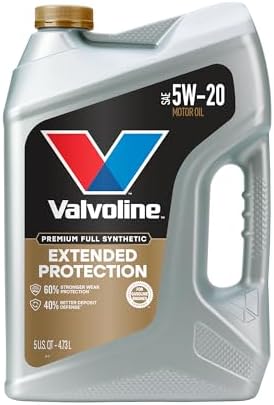 Valvoline Extended Protection Full Synthetic Motor Oil SAE 5W-20 5 QT