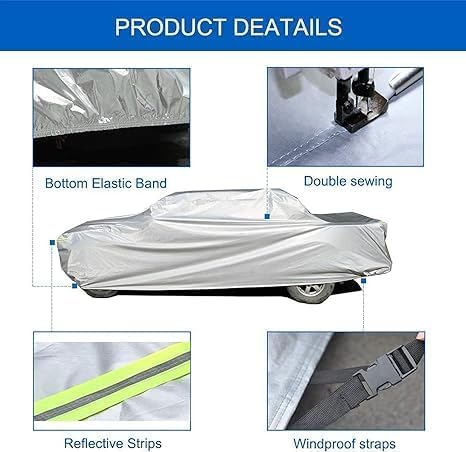 Kaugung Truck Cover Custom Fit Jeep Gladiator from 2019 to 2025, Waterproof All Weather Full Pickup Cover, Outdoor Sun UV Dust Protection.(from US Warehouse, Within 3-7 Days)