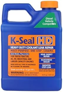 K-Seal ST5516 Heavy-Duty Multi-Purpose One Step Coolant Leak Repair, 16 oz, Pour and Go, Mixes with All Antifreeze, No Flushing Required