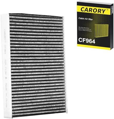 CARORY Cabin Air Filter w/Activated Carbon for Toyota Tundra (2022-2025), Tacoma (2024-2025), Sequoia (2023-2025), Lexus LX600(2024-2025), GX550(2024-2025) and More, OE# 87139-60030, CF12964, CF964