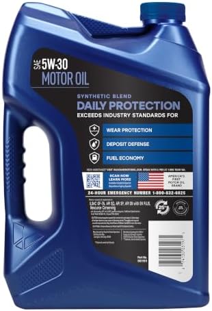 Valvoline Daily Protection SAE 5W-30 Synthetic Blend Motor Oil 5 QT