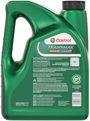 Castrol Transmax High Mileage Automatic Transmission Fluid, 1 Gallon