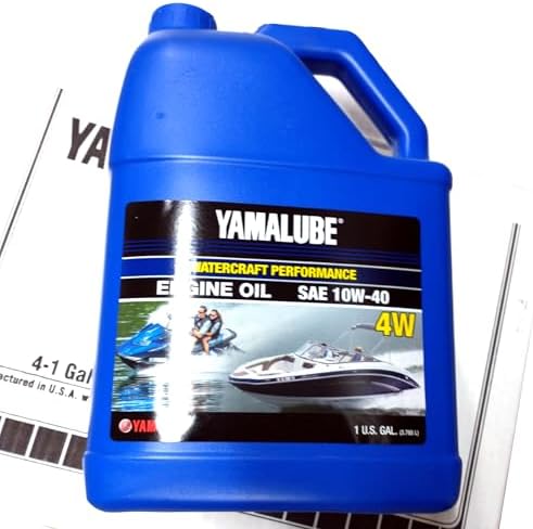 Yamaha Yamalube Mineral 4W Marine All Purpose Engine Oil, #LUB-10W40-WV-04