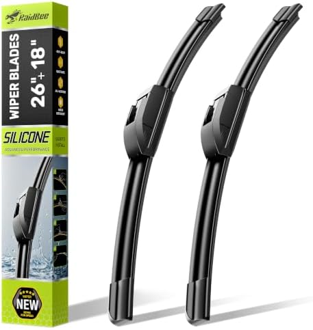 26" and 18" Silicone Windshield Wiper blades Replacement for