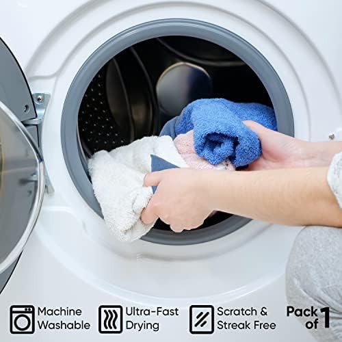 Superio Microfiber Squeegee Mopping Towel Extra Large Miracle Cloth 20 x 30 Streak Free Microfiber Floor Cloth-Rag for Cleaning House, Kitchen, Bathroom-Scratch Free- 6 Pack