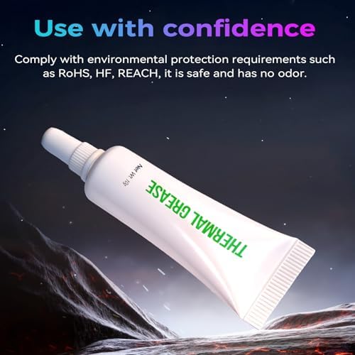 Creality Official 3D Printer High Thermal Grease, 350℃ High-Temperature Resistant Paste, Excellent Thermal Conductivity Grease for 3D Printer Hotend/Nozzle, Suitable for All 3D Printers (1PC)