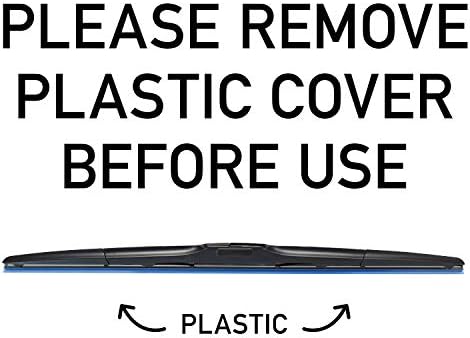 Spearhead THUNDER 26"+20" Hybrid Wiper Blades w/Neoprene Infused Rubber, Outwipes Silicone (Pair)