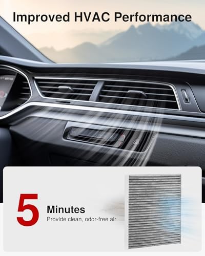 Puroma Cabin Air Filter Activated Carbon for CF11183 CP183 6040C Dodge Jeep