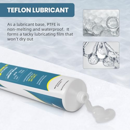 AR-PRO (5-Pack) General-Purpose Silicone Sealant Lubricant - 1oz Waterproof Silicone Grease Long-Lasting Lube use for Swimming Pool O-Rings, Pool Gaskets, Valve, Faucet and Bearings