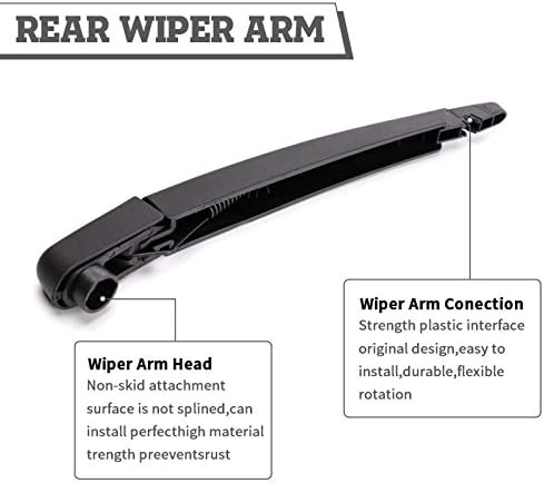 Rear Wiper Arm Blade for Nissan Rogue 2014-2020 Pathfinder 2013-2019