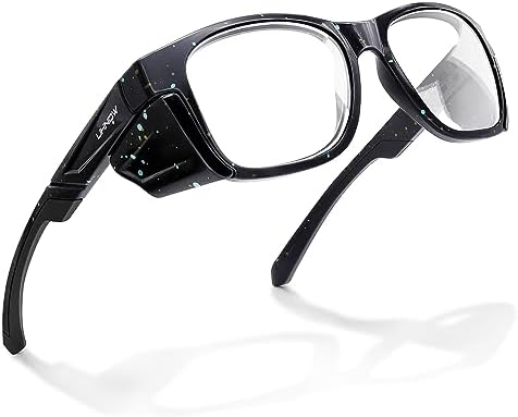 UKNOW Safety Glasses - Anti Fog Lenses - Eye Protection with Side Shields - ANSI Z87.1 Protective Eyewear - UV Protection