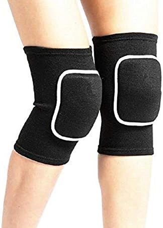 JUMISEE Kids Knee Pad, Anti-Slip Padded Sponge Knee Brace Breathable Flexible Elastic Knee Support for Football Volleyball Dance Skating Basketball Sports
