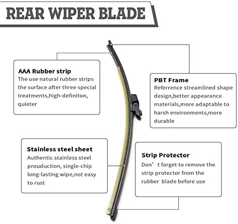 Rear Wiper Arm Blade for Ford Expedition Lincoln Navigator 2016-2017
