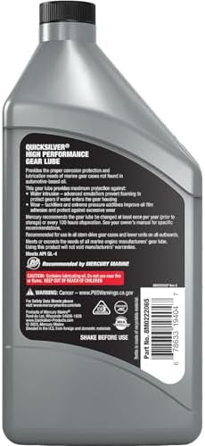 Quicksilver SAE 90 High Performance Gear Lube, 32 oz