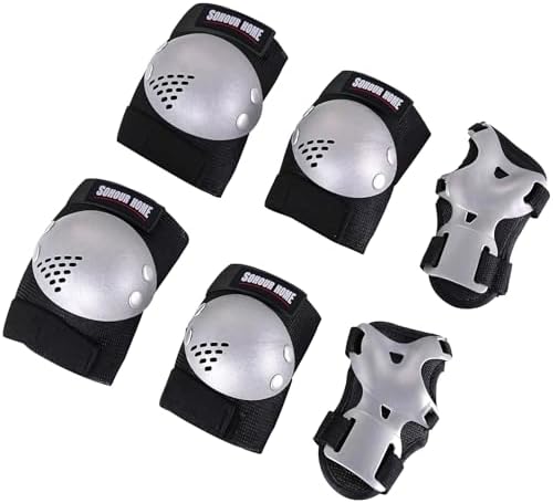 Kids Protective Gear Knee Pads Elbow Pads & Wrist Guards for Roller Skating