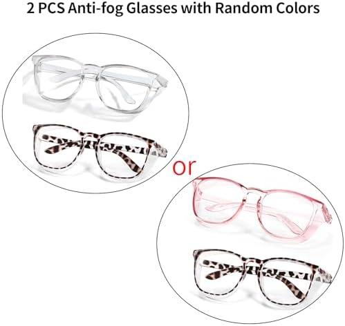 Safety Glasses Goggles for Women Girls Anti Fog Protective Eyewear Glasses