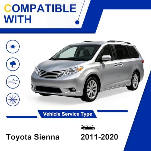KAIYI 3 Windshield wipers Compatible with Toyota Sienna 2011-2020