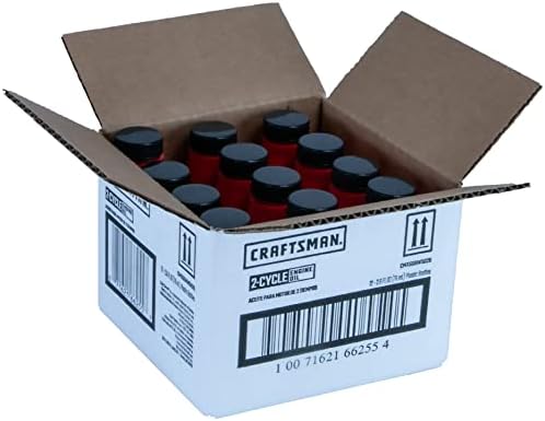 Craftsman CMXG0AW5026 Universal 2-Cycle Oil - 2.6 Ounce (Pack of 12)