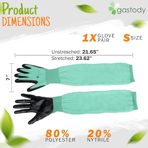 Long Sleeve Gardening Gloves for Women & Men, Long Cuff Garden Gloves