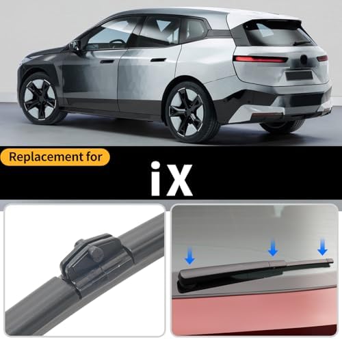 Rear Windshield Wiper Blade and Arm for BMW iX for Car Window