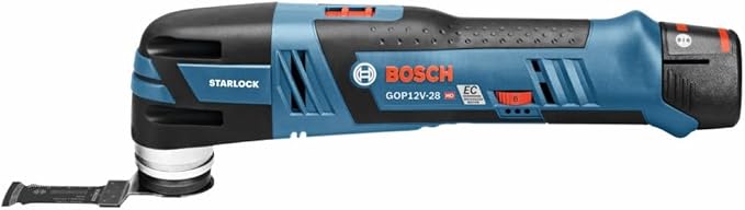 BOSCH GXL12V-270B22 12V Max Brushless 2 Tool Combo Kit with 5-in-1 Flexiclick Cordless Drill/Driver and Starlock Oscillating Multi Tool (Includes: 2 Batteries, Charger & 4 Attachments)