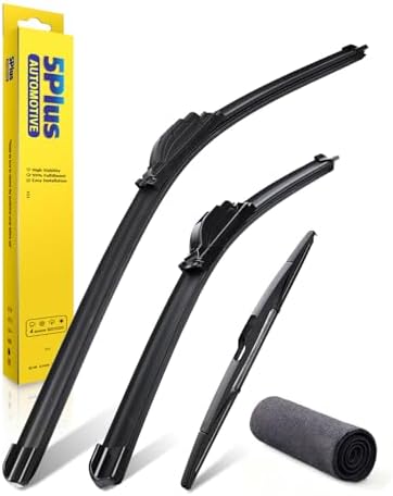 5 PLUS Custom-Fit Wipers fits Nissan Versa 2007-2012 Windshield Wipers