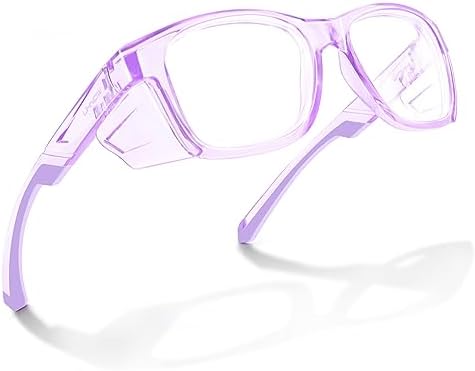 UKNOW Safety Glasses - Anti Fog Lenses - Eye Protection with Side Shields - ANSI Z87.1 Protective Eyewear - UV Protection