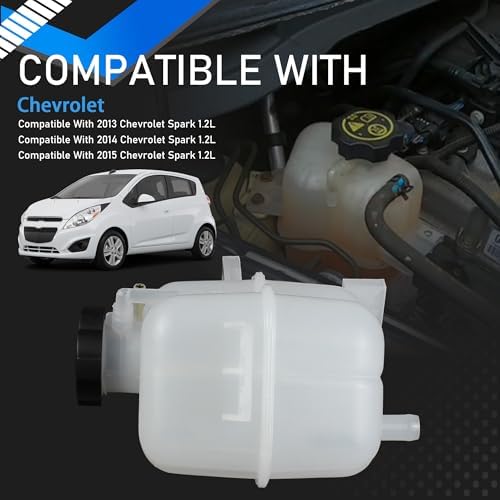 Coolant Reservoir Tank With Cap Compatible With 2013-2015 Spark
