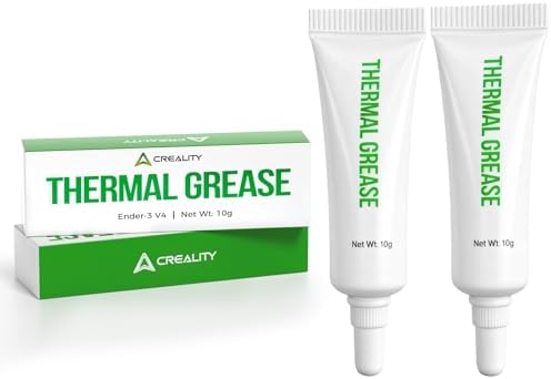 Creality Official 3D Printer High Thermal Grease, 350℃ High-Temperature Resistant Paste, Excellent Thermal Conductivity Grease for 3D Printer Hotend/Nozzle, Suitable for All 3D Printers (2PCS)