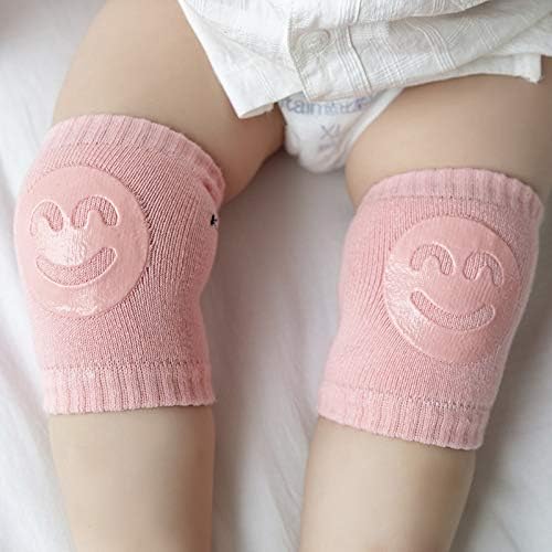 SUJAYU 5 Pairs Baby Knee Pads for Crawling Walking, Soft Cotton Knee Pads for Kids Toddler Knee Pad, Baby Crawling Helper, Rodilleras Para Bebe
