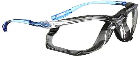 3M Safety Glasses, Virtua CCS, Anti-Fog Clear Lens, Blue Frame, ANSI Z87