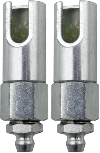 Push-on Slotted Right Angle 90 Degree Grease Coupler (Pack of 2)