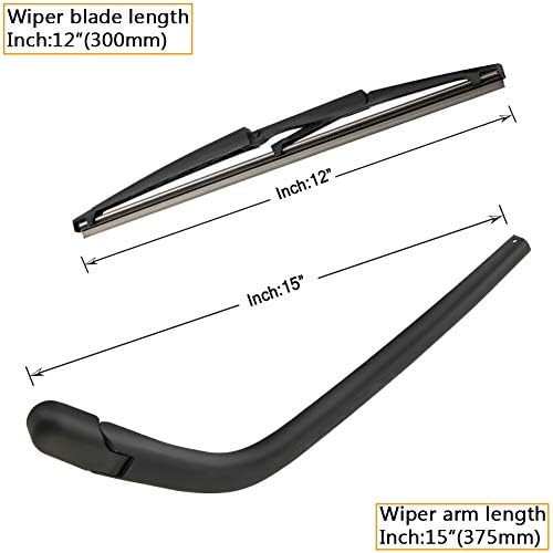 Rear Wiper Arm Blade Replacement for Scion xB 2004-2006