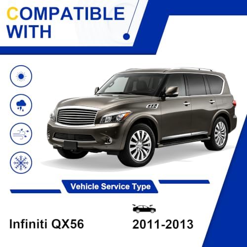 KAIYI 3 Pack Windshield Wipers Compatible with Infiniti QX56 2011-2013