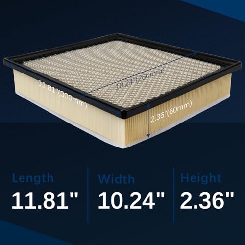 CA11895 Engine Air Filter for 2014-2022 Sequoia,2016-2023 Tacoma,2013-2014 Tundra,2013-2019 Tundra,2013-2021 Tundra