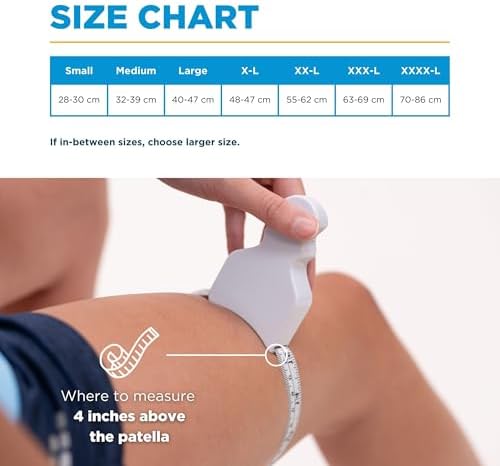 OrthoSleeve Knee Brace for ACL, MCL, Injury Recovery, Meniscus Tear, knee pain, aching knees, patellar tendonitis and arthritis (4XL, Black, Single)