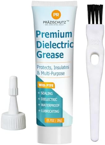 Dielectric Grease for Electrical Connections, Insulating & Waterproof Silicone Grease for Switches, Plugs, Battery Terminals, Automotive & Marine Use, Prevents Corrosion(20g)