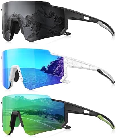 Sports Polarized Sunglasses Men Women for Running Baseball Hiking