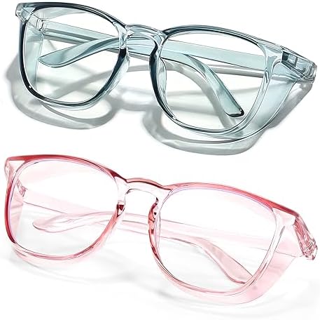 Safety Glasses Goggles for Women Girls Anti Fog Protective Eyewear Glasses