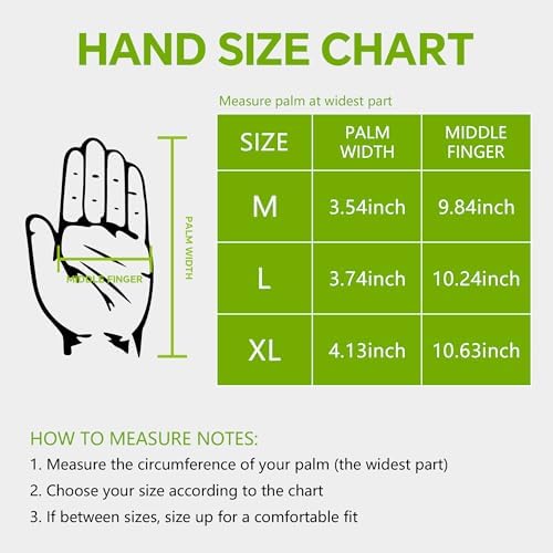 Impact Work Gloves for Men - ANSI Cut Level A5 with TPR Knuckle Guards & Shock Absorption, Nitrile Coated Palm for Maximum Grip, Heavy Duty for Construction, Warehouse, Auto Repair (2 Pairs M)
