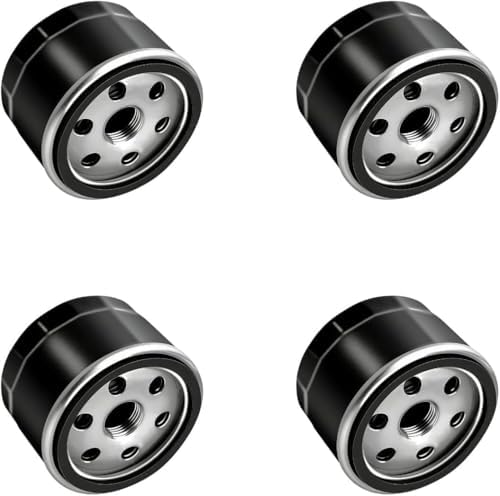 4PCS 12-050-01-S Oil Filter for 12 050 01 12 050 01-S1 KH-12-050-01-S KH-12-050-08, AM125424, 49065-7007 49065-0721 492932S Cub Cadet, Craftsman, Troy Bilt, Toro Lawn Mower Oil Filter